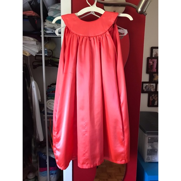 Coral dress with pockets - Picture 1 of 1